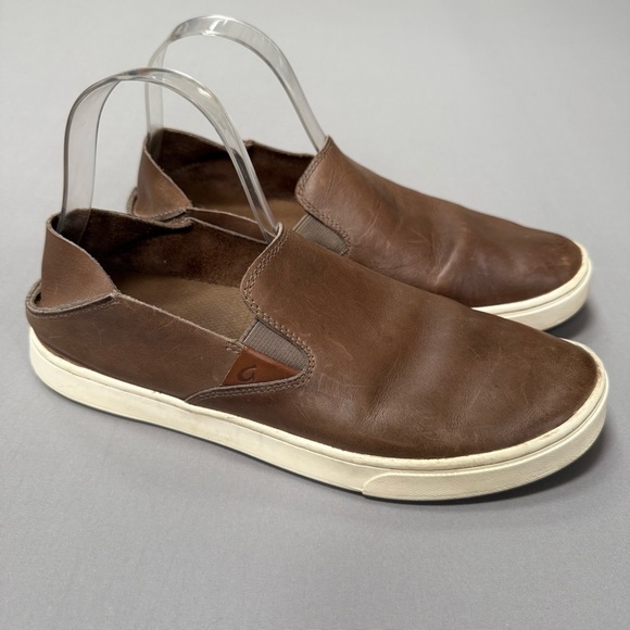 OluKai Shoes - OLUKAI Pehuea Leather Slip-On shoes, women’s 9.5.